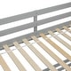 preview thumbnail 33 of 34, Twin Over Full Multifunctional Kids Bunk Bed Frame with Slide, Wooden Loft Bed with Storage Staircase and Guardrails