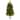 4' Slim Colorado Mountain Spruce Christmas Tree with 150 White Lights - 48