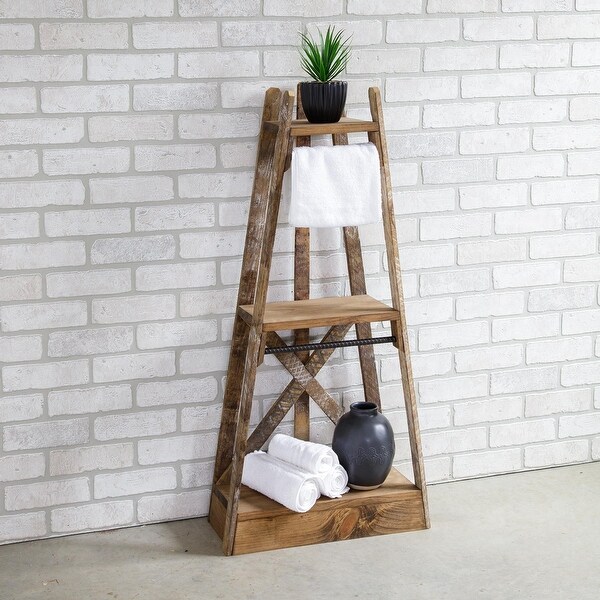 Furniture Pipeline Magnolia Tiered Tapered Shelf. Opens flyout.