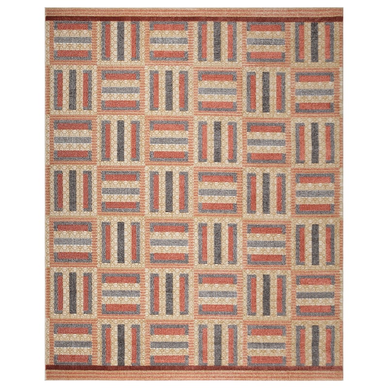 Nourison Nordic Indoor only Abstract Area Rug - 8' x 10' - Multicolor - Rectangle