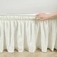 preview thumbnail 22 of 23, Lush Decor Ruched Ruffle Elastic Easy Wrap Around Bedskirt