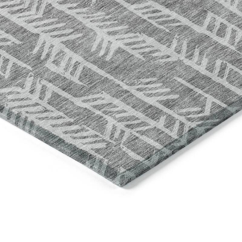 HomeRoots Tribal Transitional Rectangle Outdoor Rug