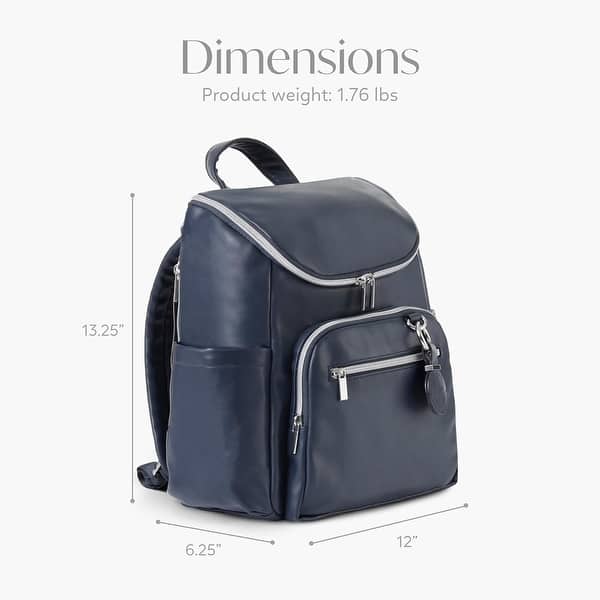 dimension image slide 1 of 2, Hannah & Sophia Ready to Roam 3-Piece Diaper Bag Set - Backpack