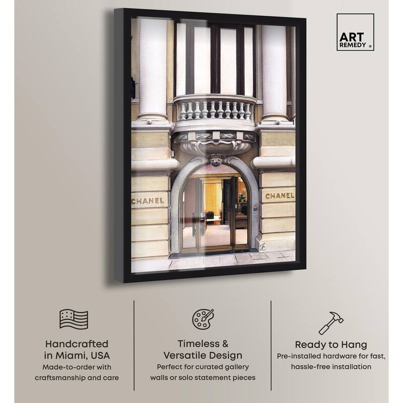 Expensive Store in Paris Shadowbox by Art Remedy