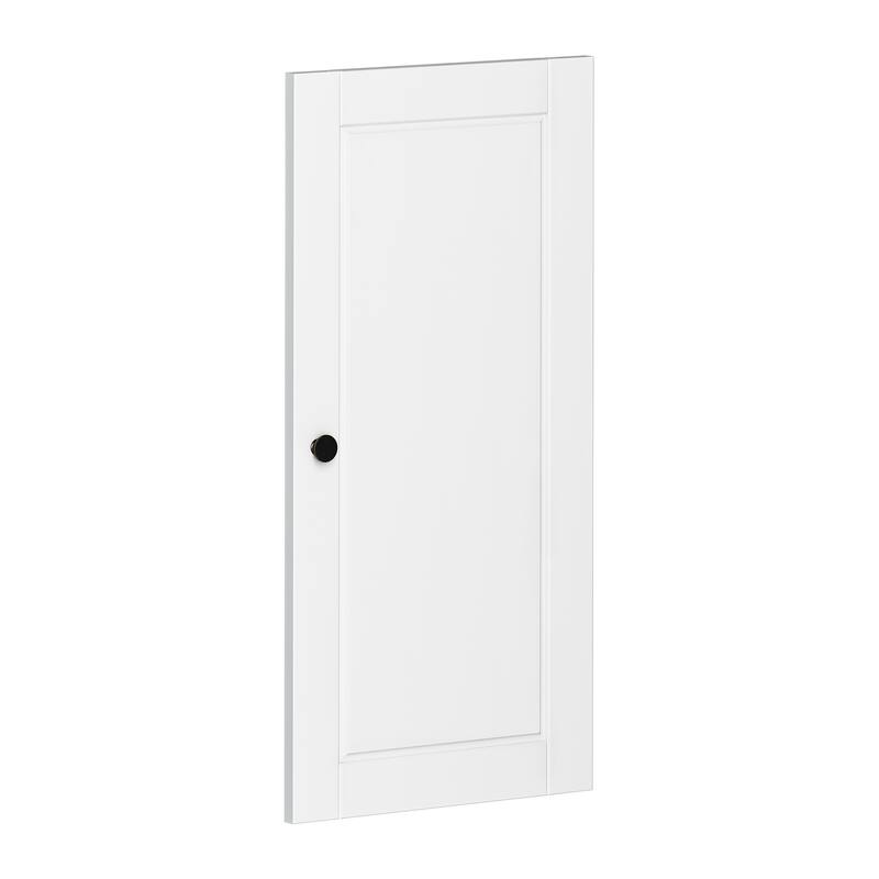 Palace Imports 100% Solid Wood Modular Kitchen Pantry Door Kit - White-Solid