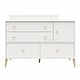 preview thumbnail 17 of 33, Little Seeds Valentina 4 Drawer/ 1 Door Convertible Dresser & Changing Table