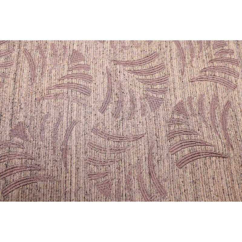 ECARPETGALLERY Flat-Weave Marrakech Taupe Wool Kilim - 5'4 x 7'3