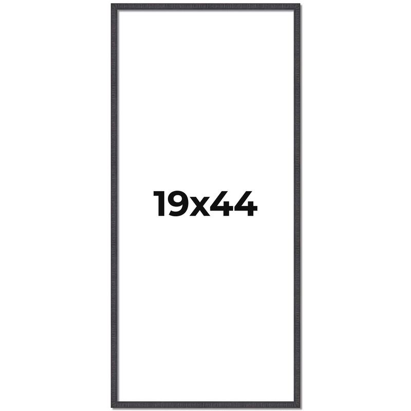 19x44 Frame Brown Solid Wood Picture Frame - Complete Modern Photo