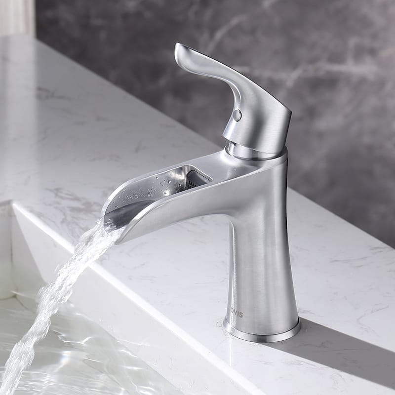 Waterfall Single Handle Single Hole Bathroom Faucet