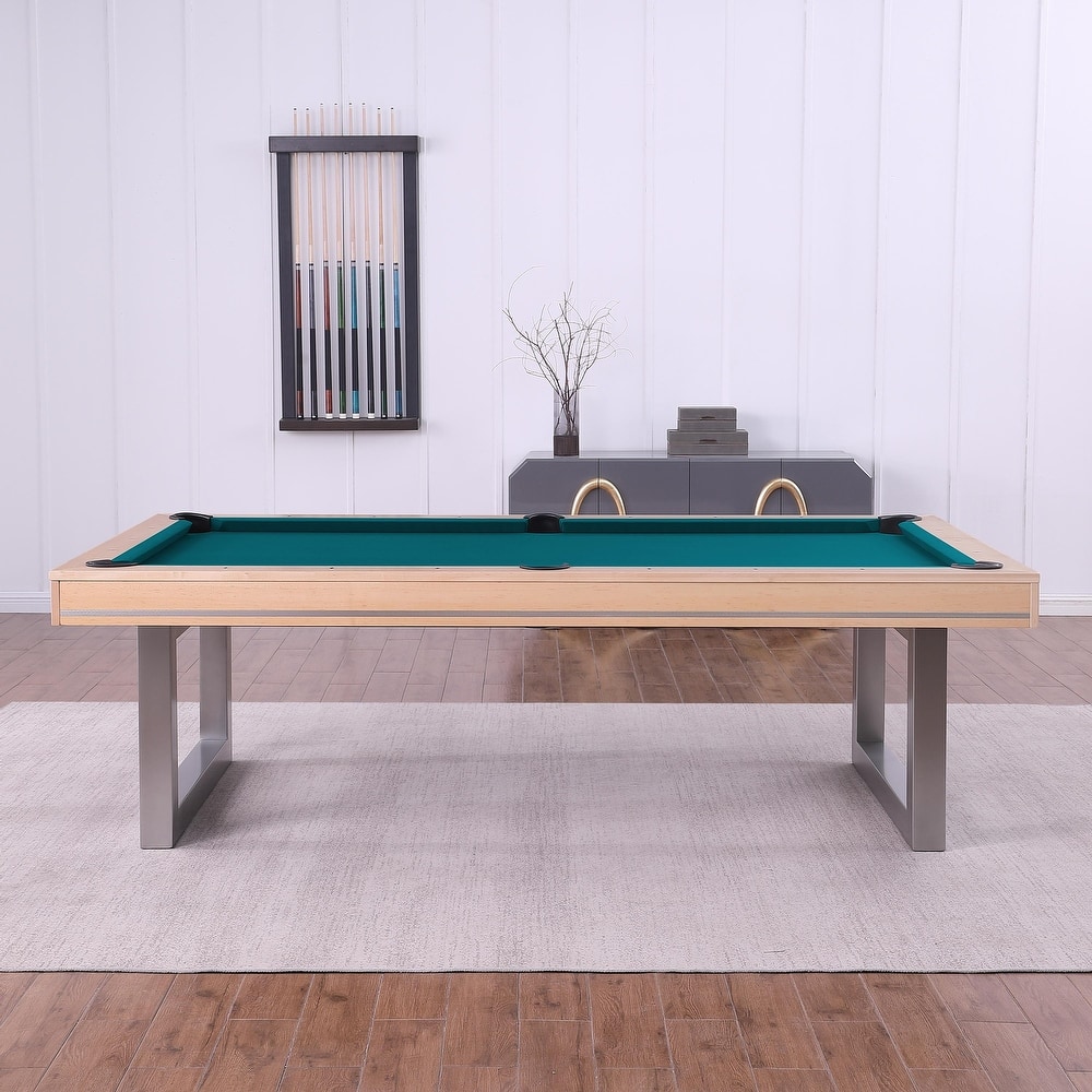 Maple Harmony 8ft Billiard Slate Pool Table with Dining Top