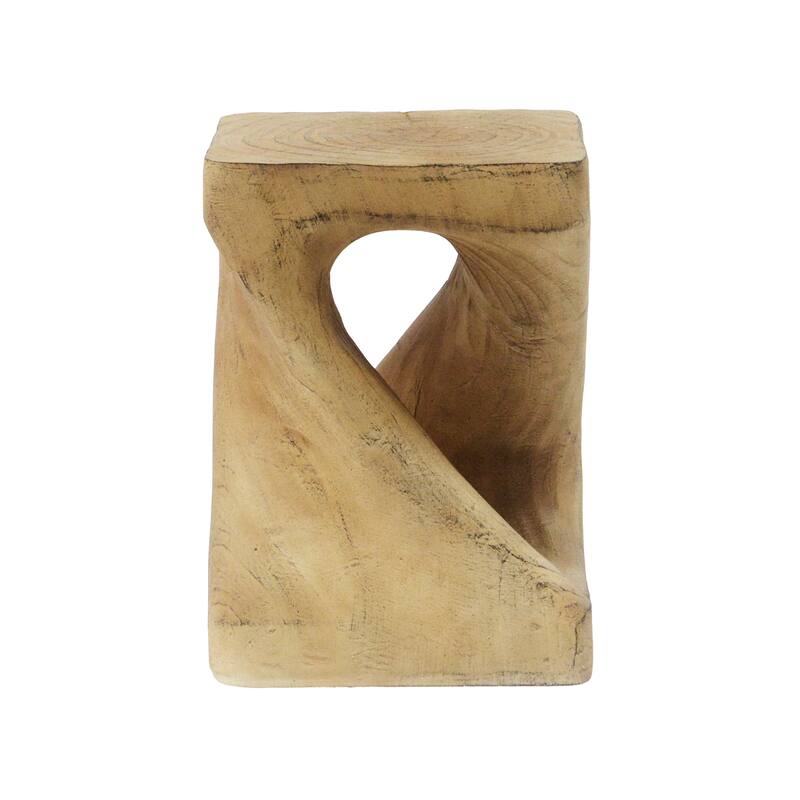 MGO Twist Shape Side Table