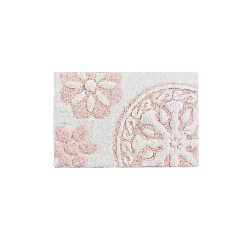 Madison Park Marrakesh Medallion Cotton Tufted Bath Rug