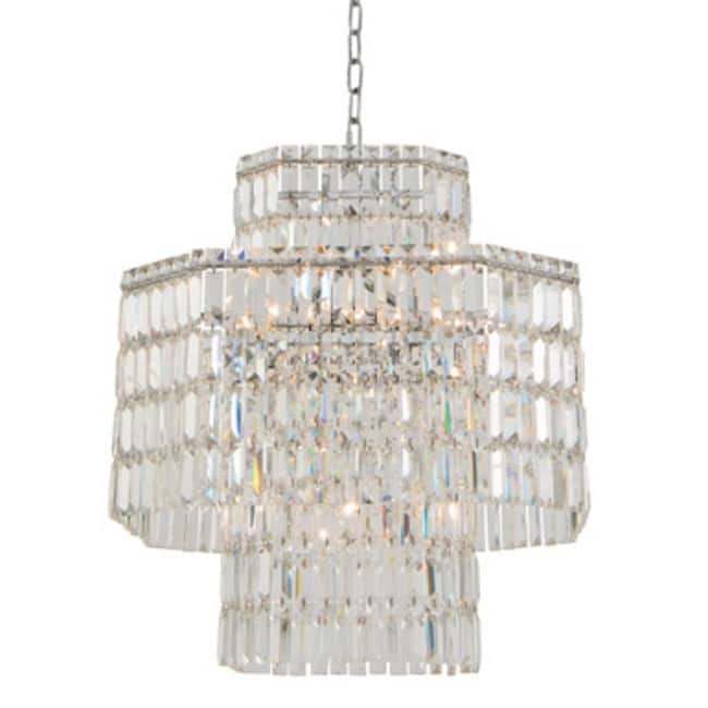 Allegri Livelli 12 Light 25" Wide Crystal Pendant