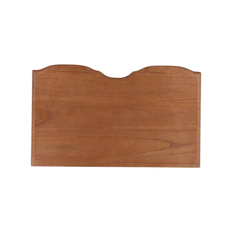 Furniture Classics Zepoli Natural Mahogany Wood Brass Hardware Chest