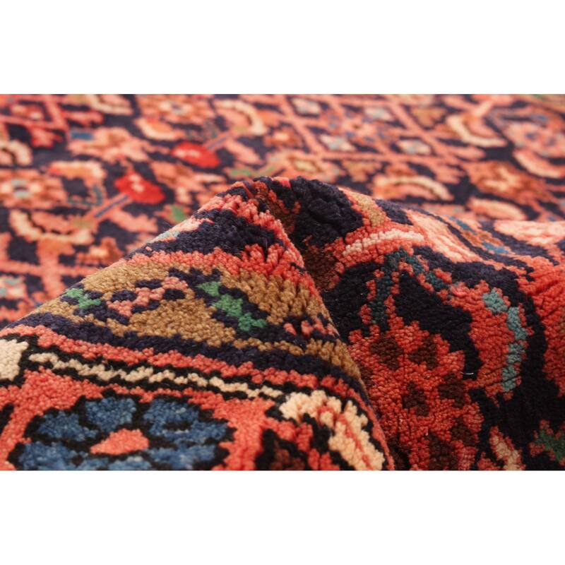 ECARPETGALLERY Hand-knotted Andelz Navy Wool Rug - 3'6 x 9'3