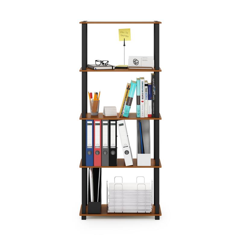 Furinno Turn-S-Tube 5-Tier Square Leg Multipurpose Display Rack