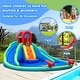 preview thumbnail 3 of 17, Inflatable Waterslide Bounce House with Upgraded Handrail without Blower - 216" x 212.5" x 116" (W x D x H)