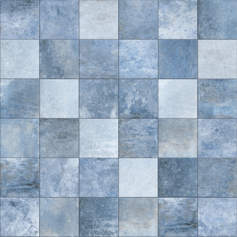 Merola Tile Nusa Sapphire 9-3/4" x 9-3/4" Porcelain Floor and Wall Tile