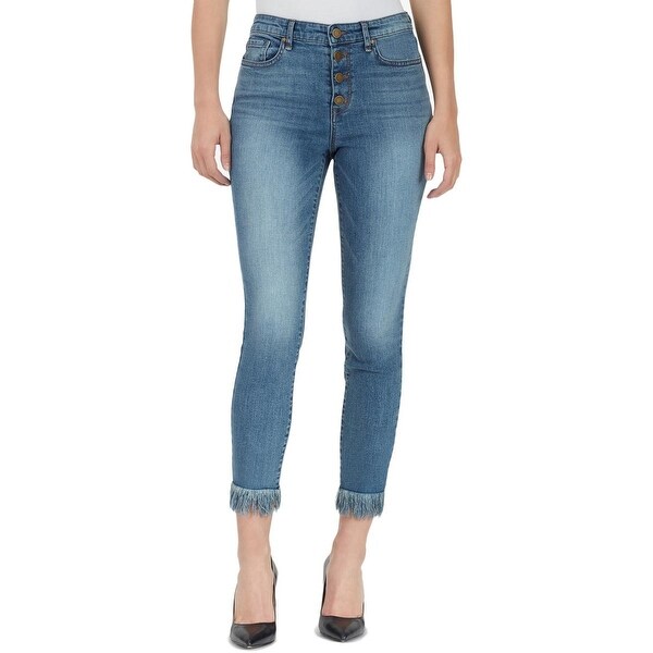 women's ankle zip skinny jeans