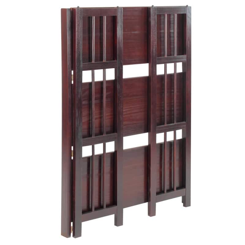 Porch & Den Edgemont Folding Stackable 27.5-inch Bookcase