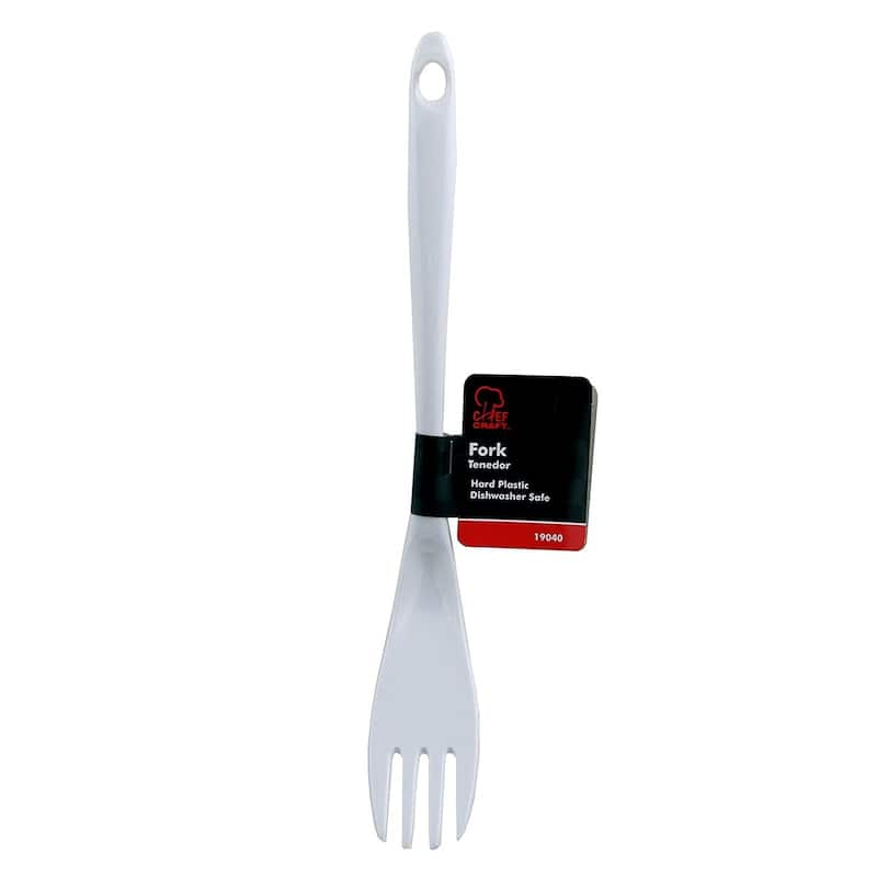 Chef Craft 11.5" Long Melamine Turner Fork Kitchen Utensil