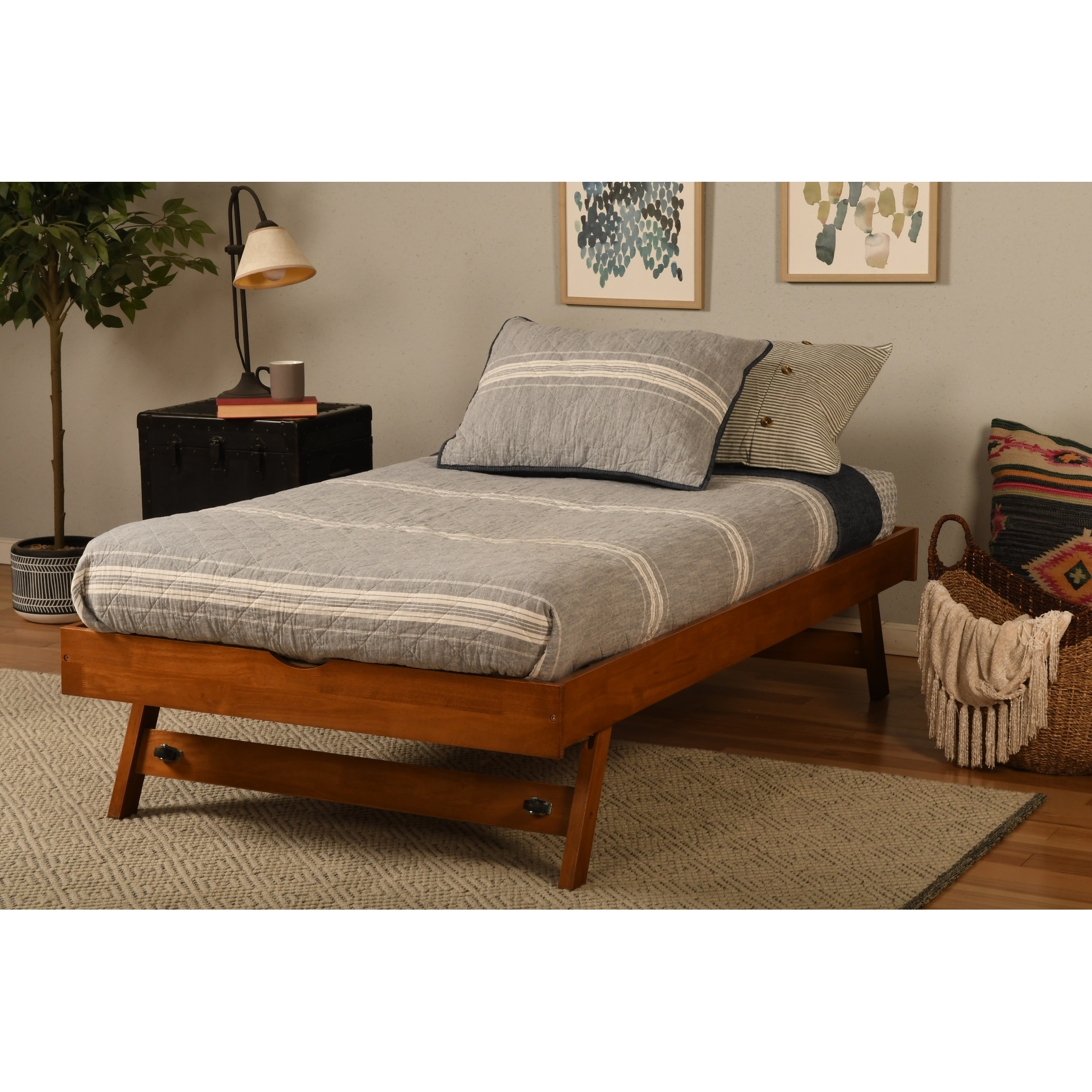 Somette Boho Pop Up Bed (Mattress Not Included)