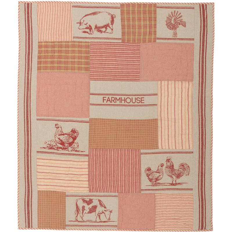 Sawyer Mill Farm Animal Throw