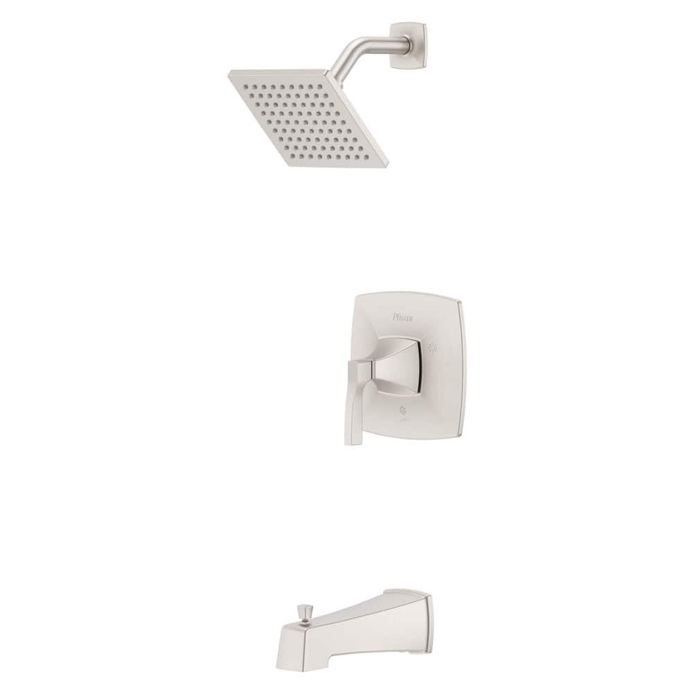 Pfister LG89-8HT Holliston Tub and Shower Trim Package with 1.75GPM