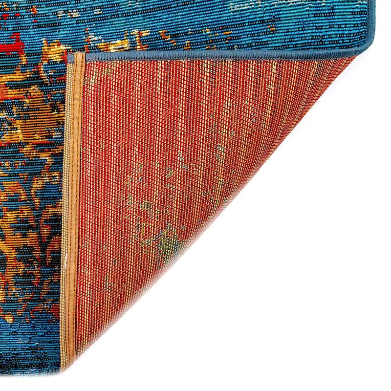 Liora Manne Marina Suzanie Indoor/Outdoor Rug Blue