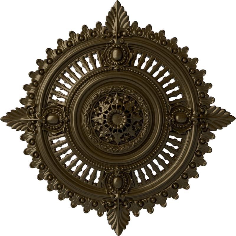 29 1/8"OD x 1 1/4"ID x 4"P Haylynn Ceiling Medallion
