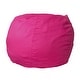 preview thumbnail 131 of 191, Small Refillable Bean Bag Chair for Kids and Teens Hot Pink
