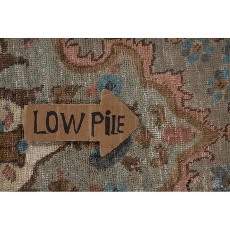 Over-Dyed Tabriz Persian Vintage Rug Handmade Wool Carpet - 7'11"x 11'6"