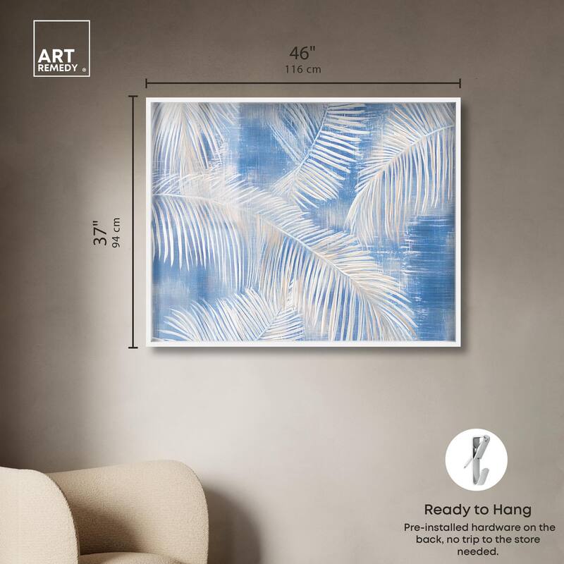 Sky Palm Silhouettes Shadowbox by Art Remedy