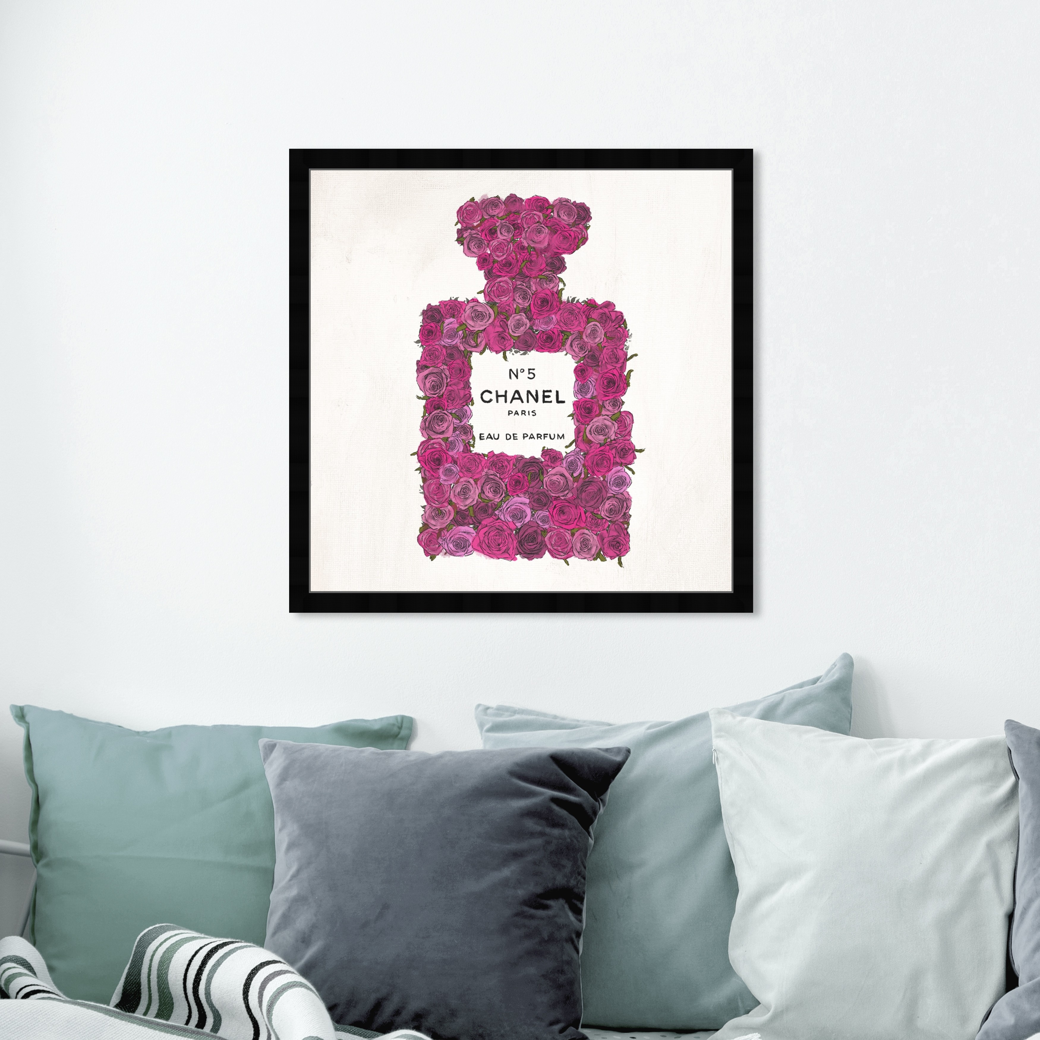 The Stupell Home Decor Collection Purple Flower Perfume Glam