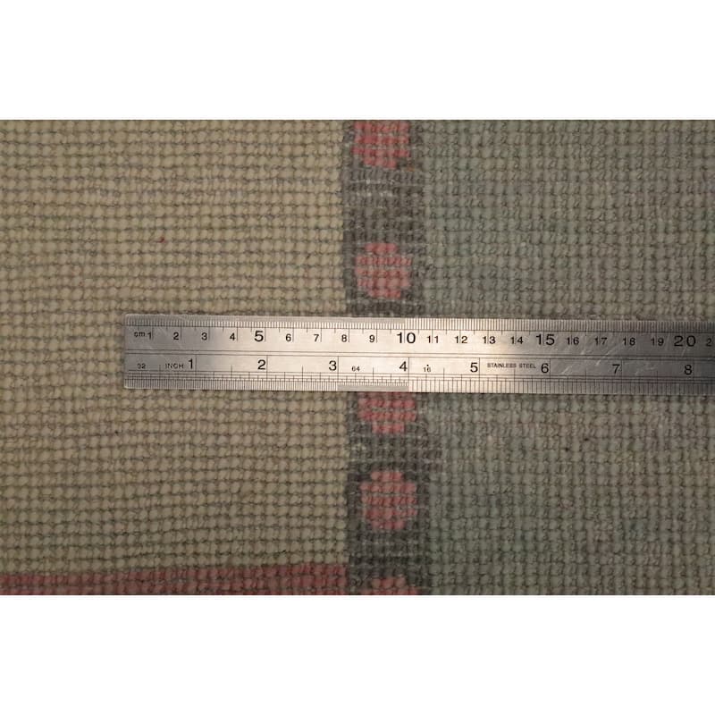 Hand Knotted Oriental 100% Wool Carpet Modern Geometric Multi-Colored Gabbeh Area Rug - 12' 0'' X 9' 3''