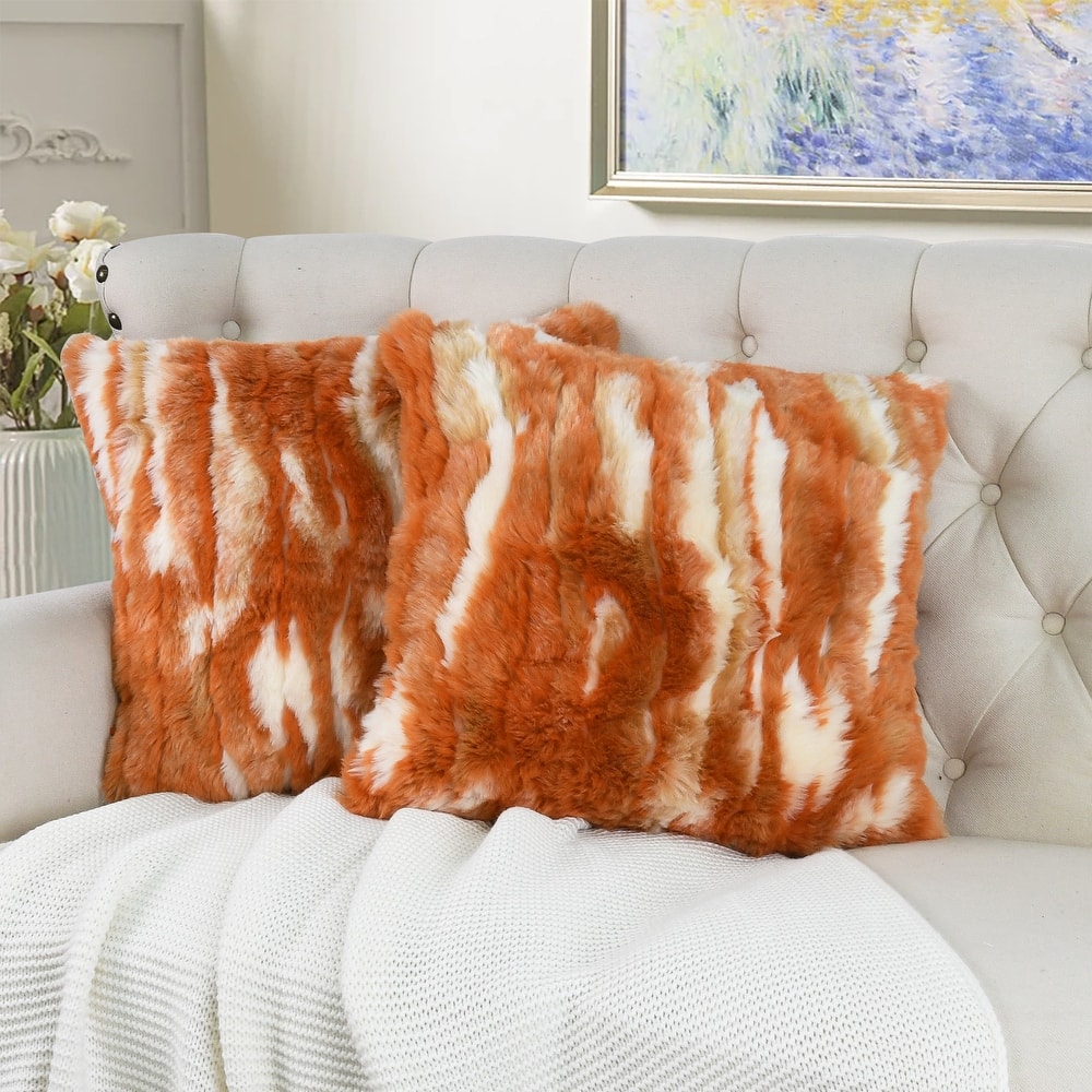 Jacquard FauxFur 2 Piece Set Pillow Shell