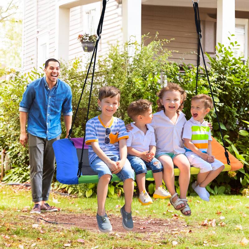 700lb Rectangle 60" Platform Tree Swing for Kids and Adults
