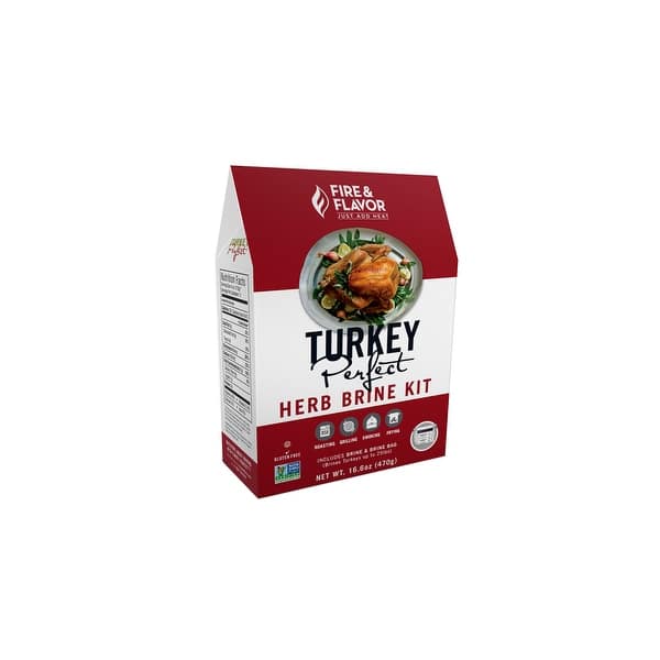 Fire & Flavor FFB138 Turkey Perfect Brine Kit, Herb Bed Bath & Beyond