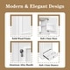 preview thumbnail 92 of 135, GDFStudio - Lisa 20" Bathroom Vanity with Ceramic Sink, Soft-Close Door & Storage Rack