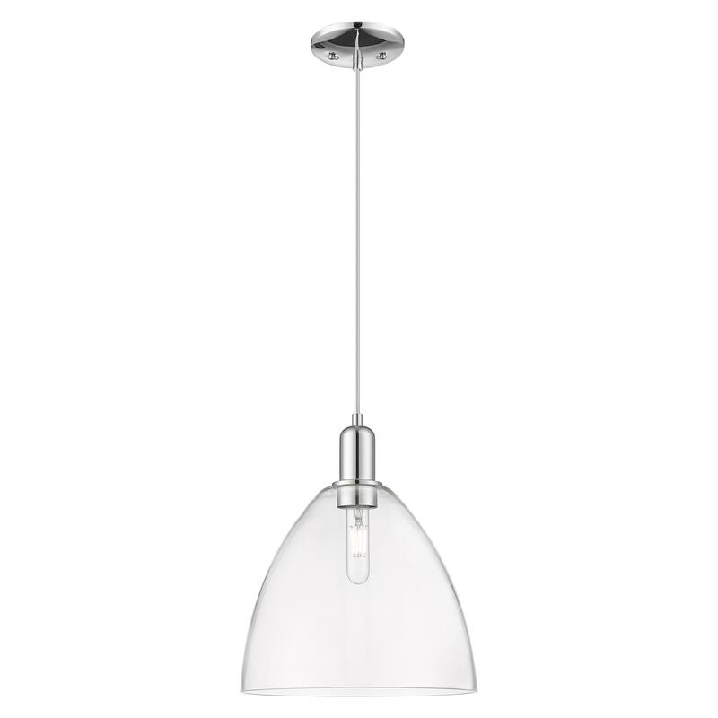 Innovations Lighting Endless Possibilities Arcadia - Bristol - 1 Light 12" Cord Hung Mini Pendant - Clear/Polished Chrome