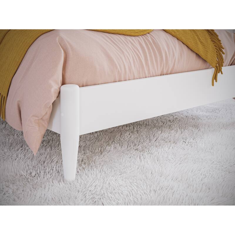 Aria Solid Wood Modern Low Profile Platform Bed