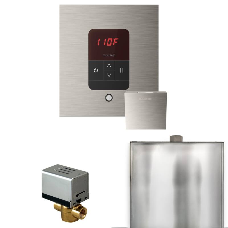 Mr Steam BBS Basic Butler Package Steam Shower Control Package with - Brushed Nickel