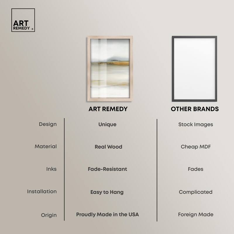 Misty Expanse II Shadowbox by Art Remedy