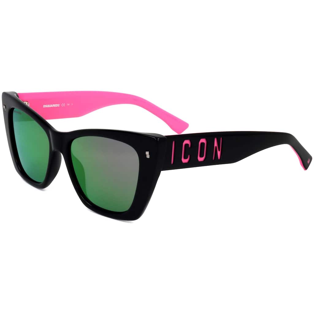 Dsquared2 Women's 53mm Black Fuchsia Sunglasses ICON0006S-03MR-TE