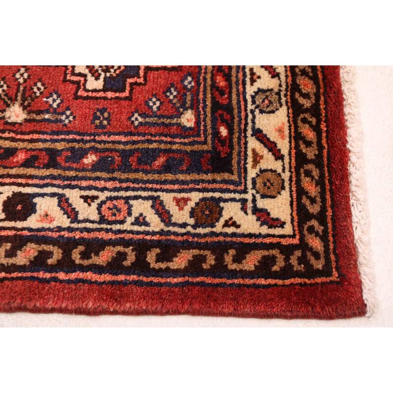 ECARPETGALLERY Hand-knotted Anadol Dark Red Wool Rug - 3'6 x 5'8