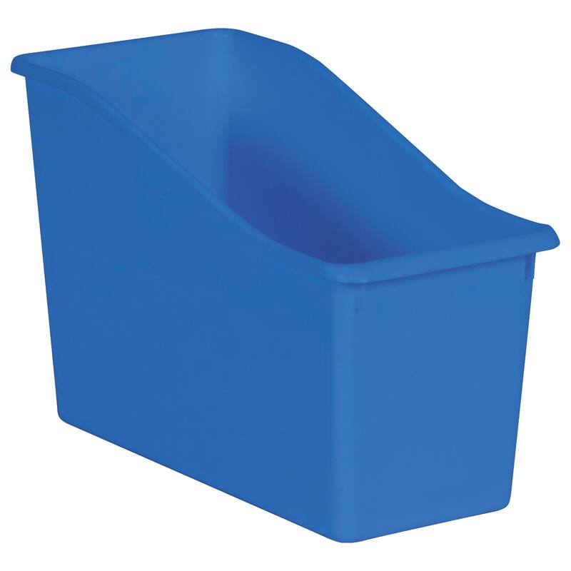 Teacher Created Resources Blue Plastic Book Bin, Pack of 6