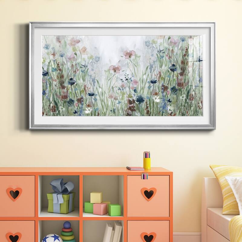 Wildflower Fields- Premium Gallery Framed Print - Ready to Hang