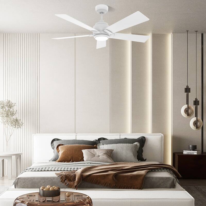 CARRO Joule 52" 5-Blade Smart Ceiling Fan Ceiling Fan with Light and Remote