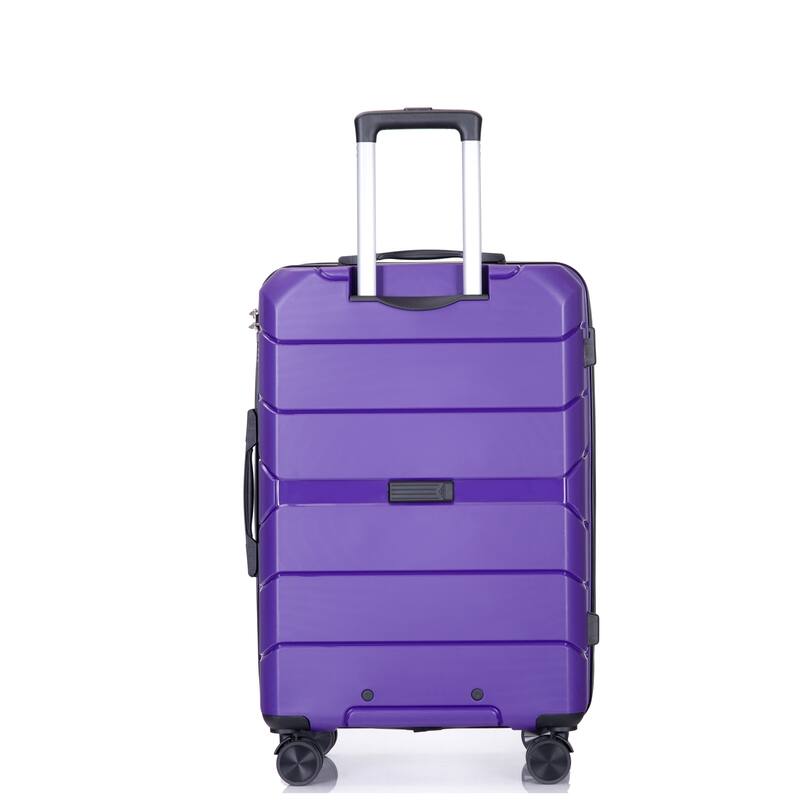 Luggage Sets, Horizontal Sag Design 3Piece Luggage with TSA Lock and Smoothrolling Wheels