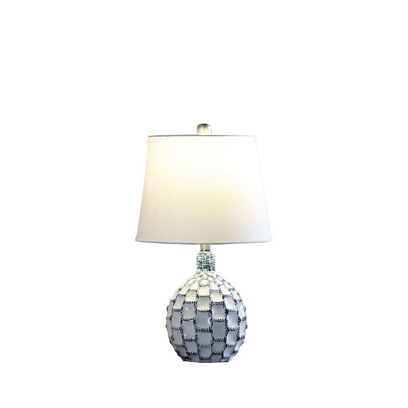 Marin Coastal Blue Ceramic Table Lamp
